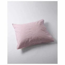 Taie d'oreiller en coton Striped | Rose
