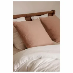 Taie d'oreiller en lin lavé | Vieux Rose