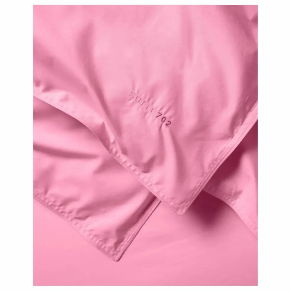Taie d'oreiller en percale organique - Pink Candy | Rose bonbon