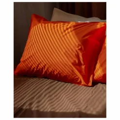 Taie d'oreiller en percale organique - Poppy Orange | Orange