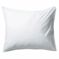 Taie d'oreiller en percale organique | Blanc