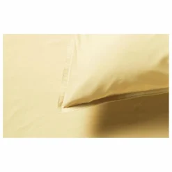 Taie d'oreiller en percale organique - Butter Yellow | Jaune