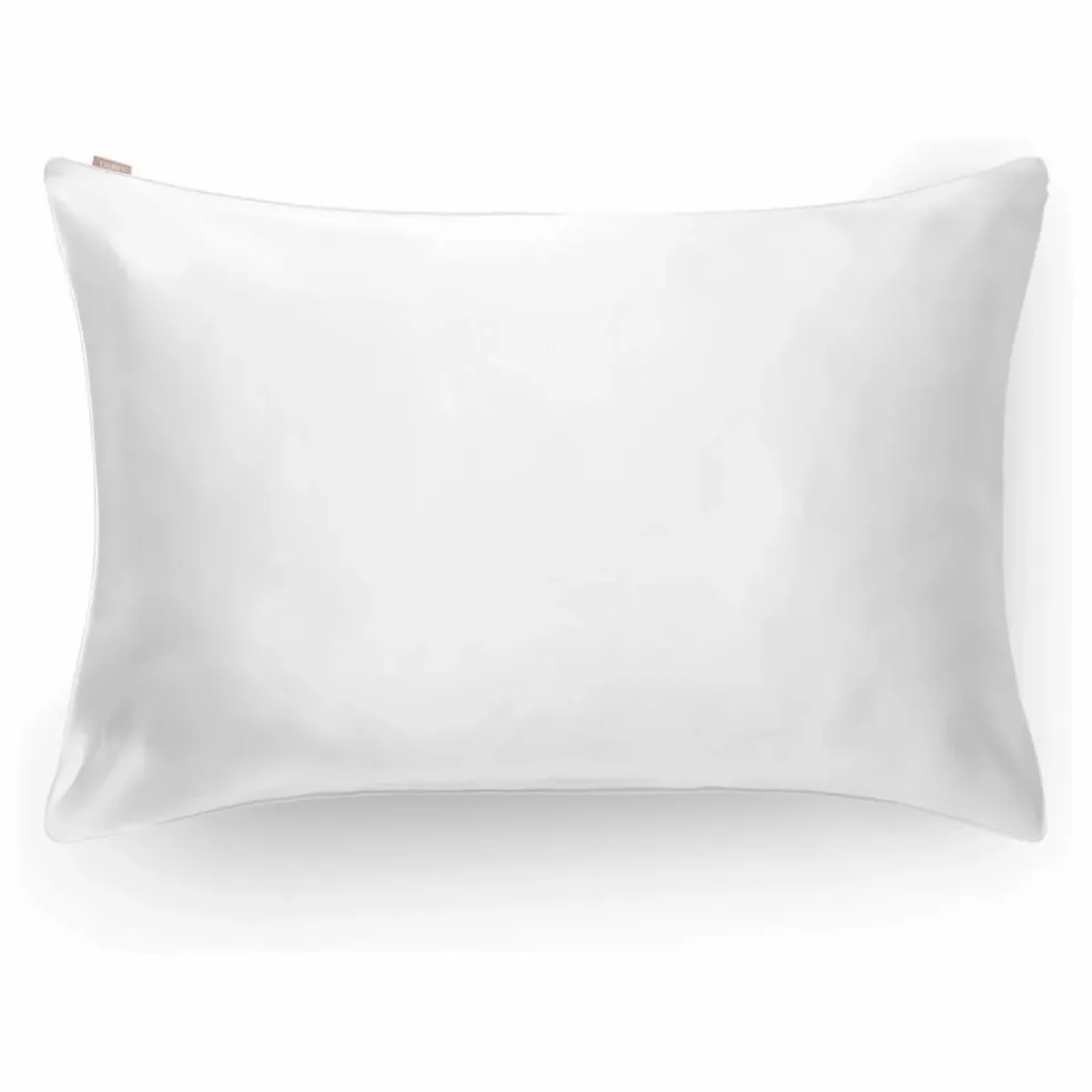 Taie d'oreiller en soie de mûrier | Blanc