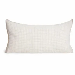 Taie d'oreiller Gingham Sky | Bleu ciel