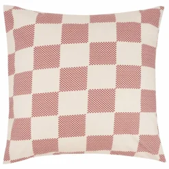 Taie d'oreiller Sheldon Checks | Rouge