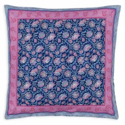 Taie d'oreiller Valerie en coton bio | Bleu foncé