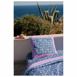 Taie d'oreiller Valerie en coton bio | Bleu foncé