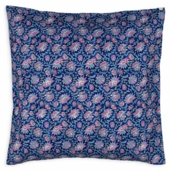 Taie d'oreiller Valerie en coton bio | Bleu foncé
