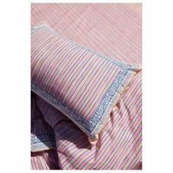 Taie d'oreiller Valerie en coton bio | Rose fuschia