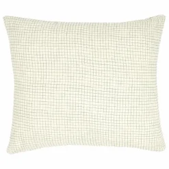 Taie d'oreiller Wabi-Sabi Blue Grid | Bleu