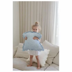 Taies d'oreiller Cottage en coton bio - Set de 2 | Bleu
