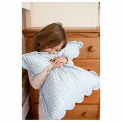 Taies d'oreiller Cottage en coton bio - Set de 2 | Bleu
