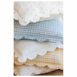 Taies d'oreiller Daisies en coton bio - Set de 2 | Ecru
