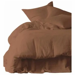 Taies d'oreiller en gaze de coton Mykonos - Set de 2 | Mocaccino