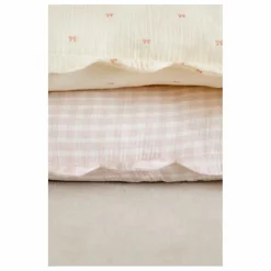 Taies d'oreiller Ribbon en coton bio - Set de 2 | Ecru