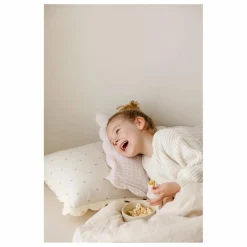 Taies d'oreiller Ribbon en coton bio - Set de 2 | Ecru