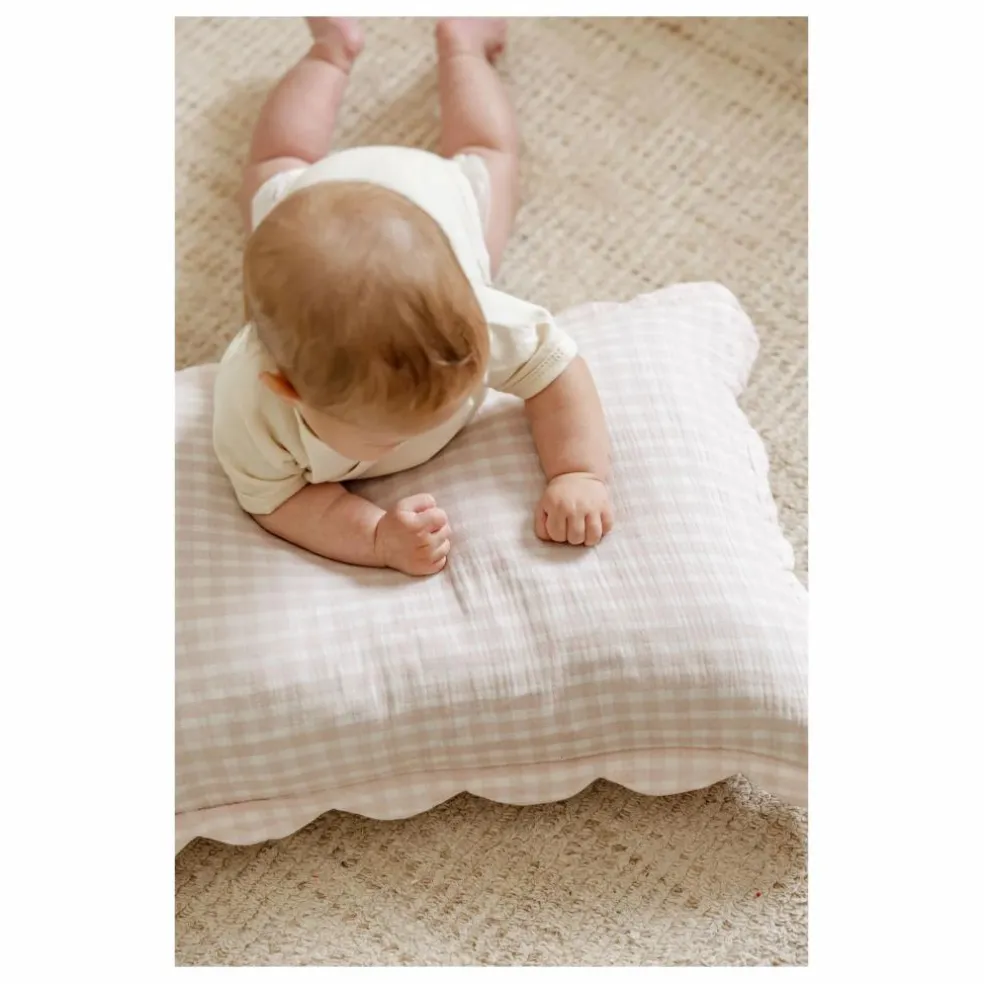 Taies d'oreiller Rosewater en coton bio - Set de 2 | Rose pâle