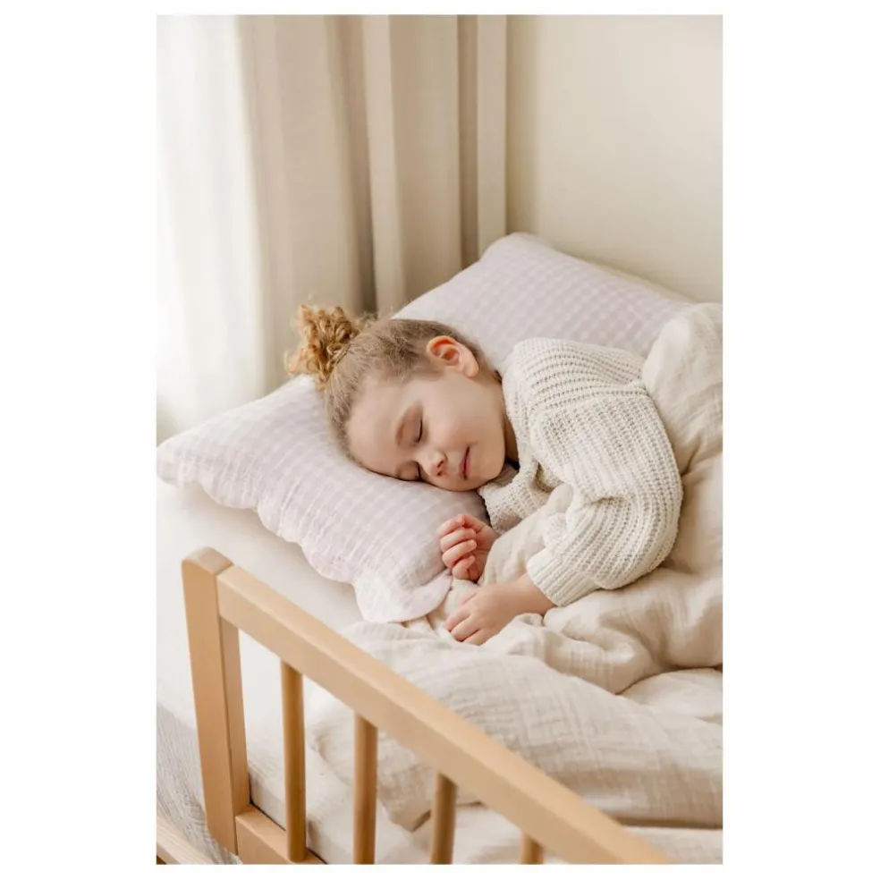 Taies d'oreiller Rosewater en coton bio - Set de 2 | Rose pâle