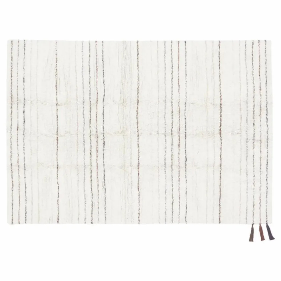 Tapis Arona en laine | Blanc coton