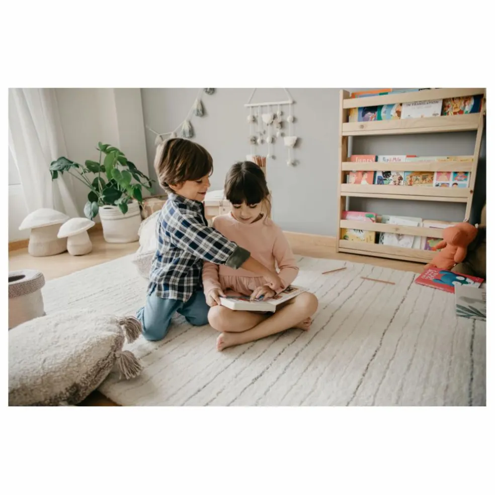 Tapis Arona en laine | Blanc coton