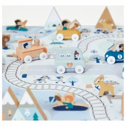 Tapis avec circuit Vallée blanche - Cross Roads