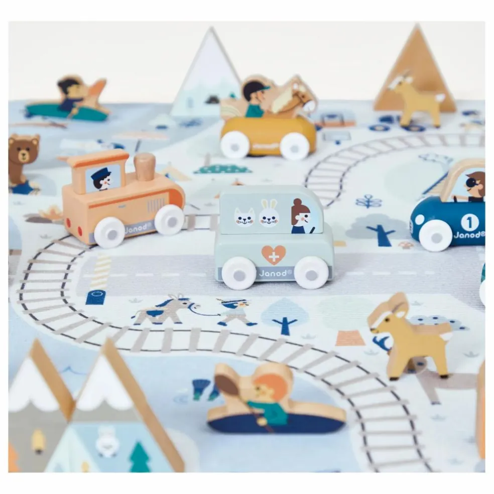 Tapis avec circuit Vallée blanche - Cross Roads