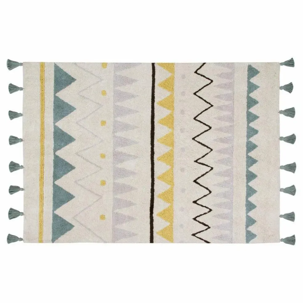 Tapis Azteca | Bleu