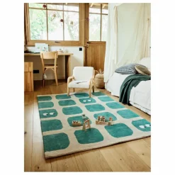 Tapis Bidules | Bleu Vert