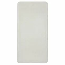 Tapis de bain anti-dérapant en caoutchouc naturel | Gris clair