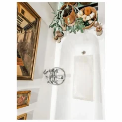 Tapis de bain anti-dérapant en caoutchouc naturel | Gris clair
