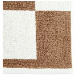 Tapis de bain Check | Capuccino