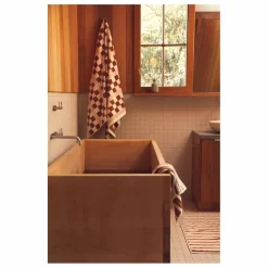 Tapis de bain Echo | Terracotta
