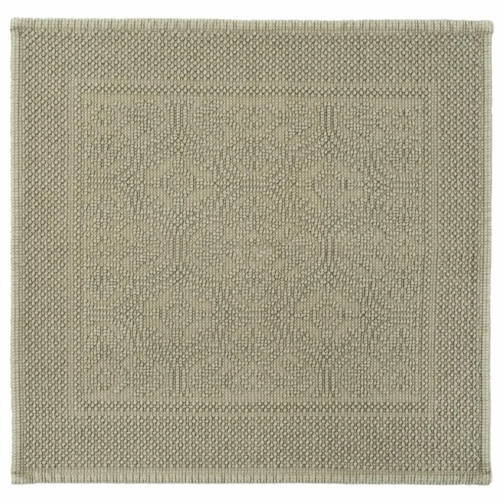 Tapis de bain en coton Kymi | Vert kaki