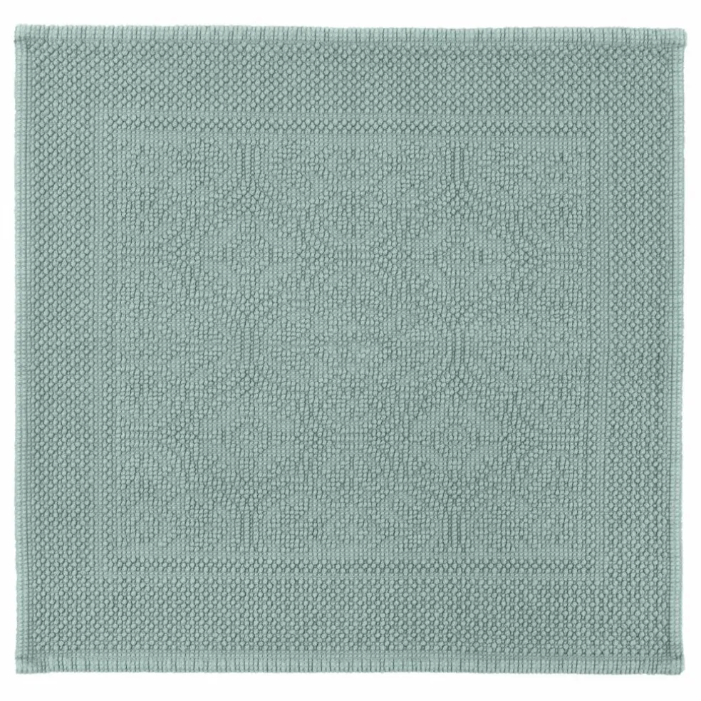 Tapis de bain en coton Kymi | Vert céladon