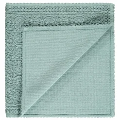 Tapis de bain en coton Kymi 55x110 cm | Vert céladon