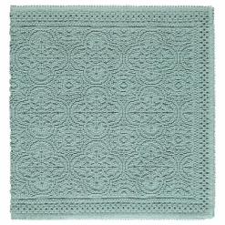 Tapis de bain en coton Kymi 55x110 cm | Vert céladon