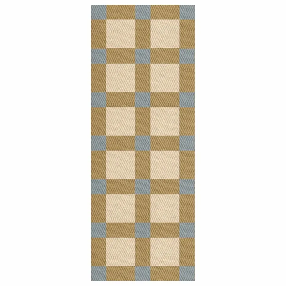 Tapis de couloir en jute Late Breakfast, Evelina Kroon | Beige foncé