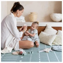 Tapis de jeu modulable Berbère | Vert