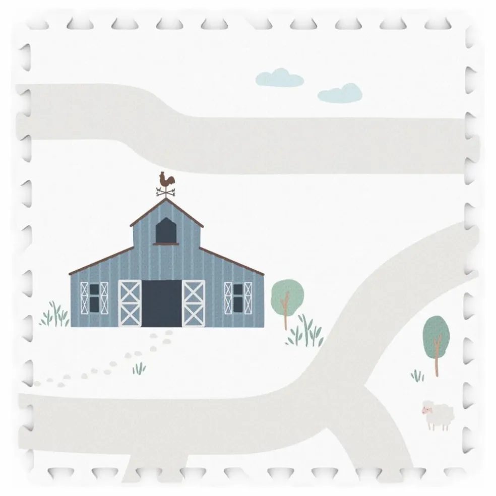 Tapis de jeu modulable Tiloo - Ferme