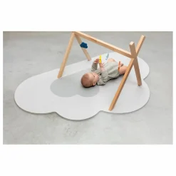 Tapis de jeu pliable Nuage | Gris perle