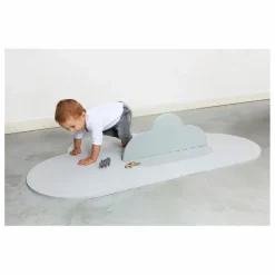 Tapis de jeu pliable Nuage | Gris perle