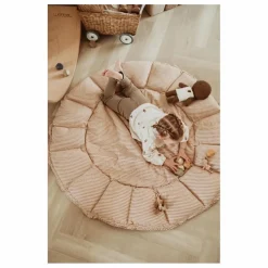 Tapis d'éveil Coco - Rayures | Ocre