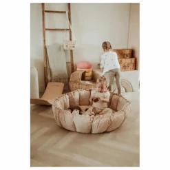 Tapis d'éveil Coco - Rayures | Ocre