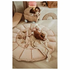 Tapis d'éveil Coco - Rayures | Ocre