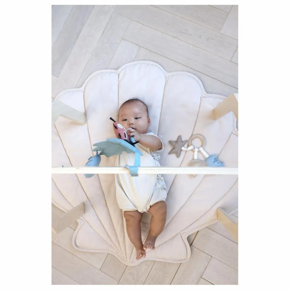 Tapis d'éveil Coquillage | Beige