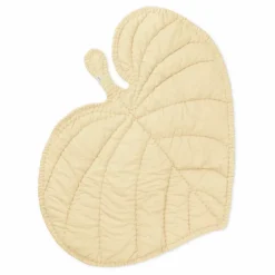 Tapis d'éveil Feuille en coton bio | Beige