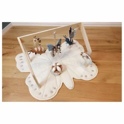 Tapis d'éveil Papillon | Ecru