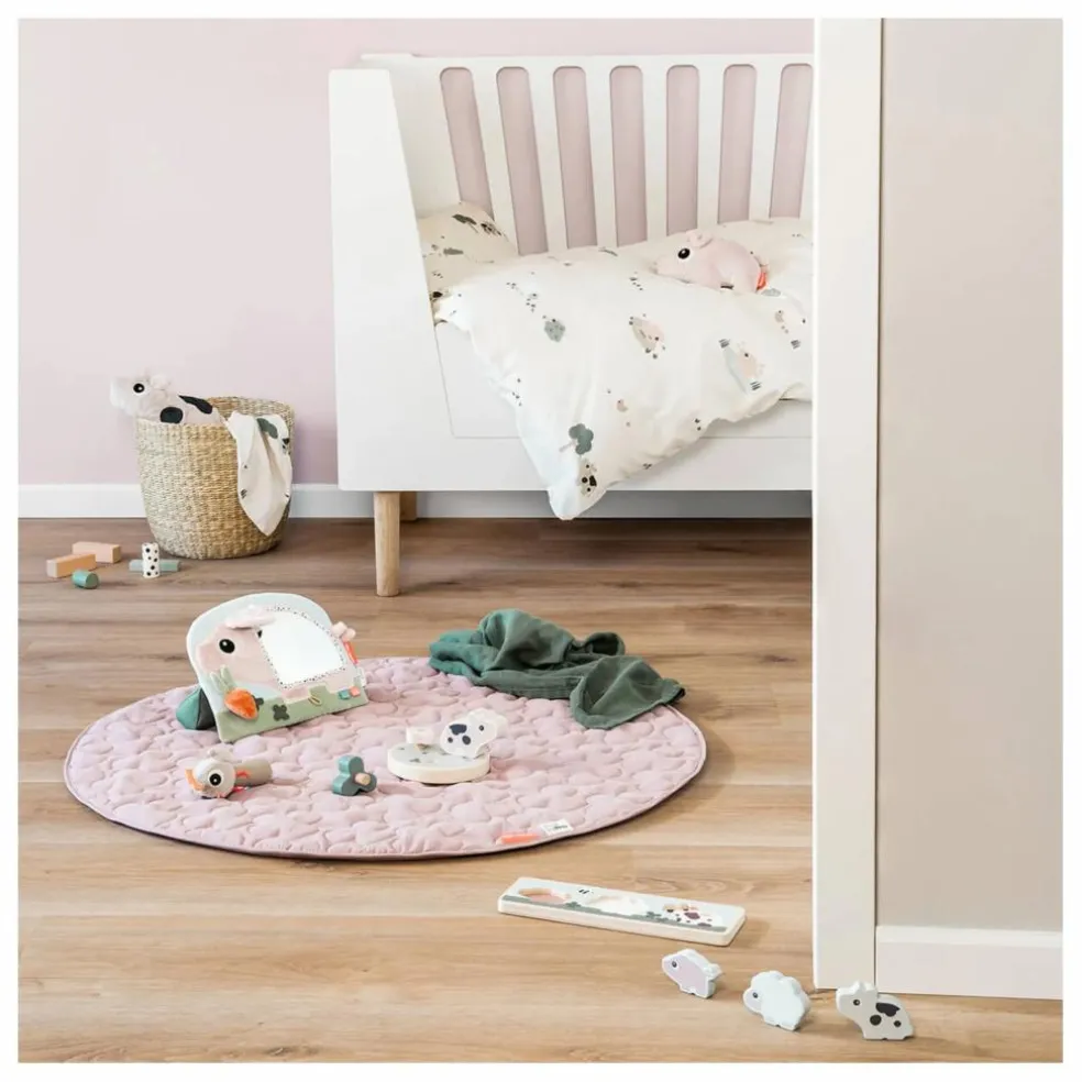 Tapis d'éveil Tiny Farm | Rose