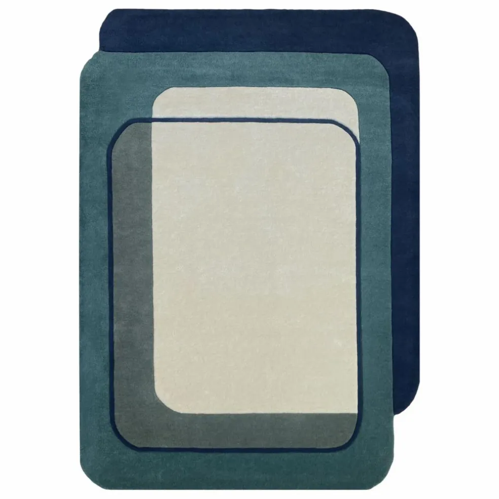 Tapis Echo | Bleu