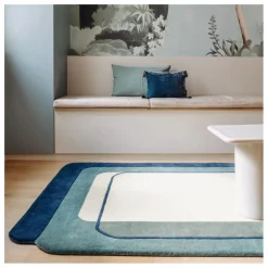 Tapis Echo | Bleu